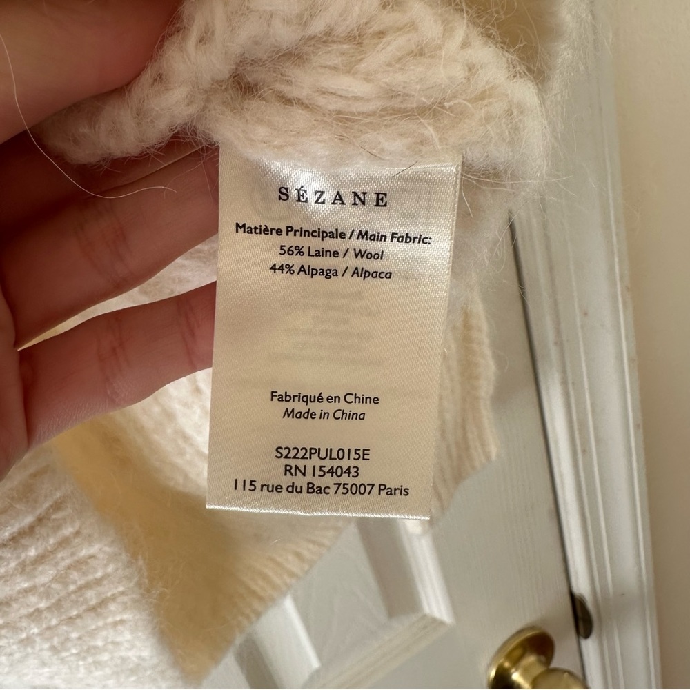 [NWT] Sezane Prune Jumper XS - Picture 4 of 6